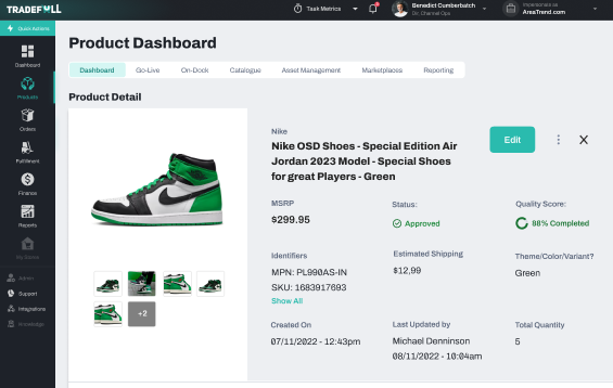 Product Information Management - Product Listing Detail
