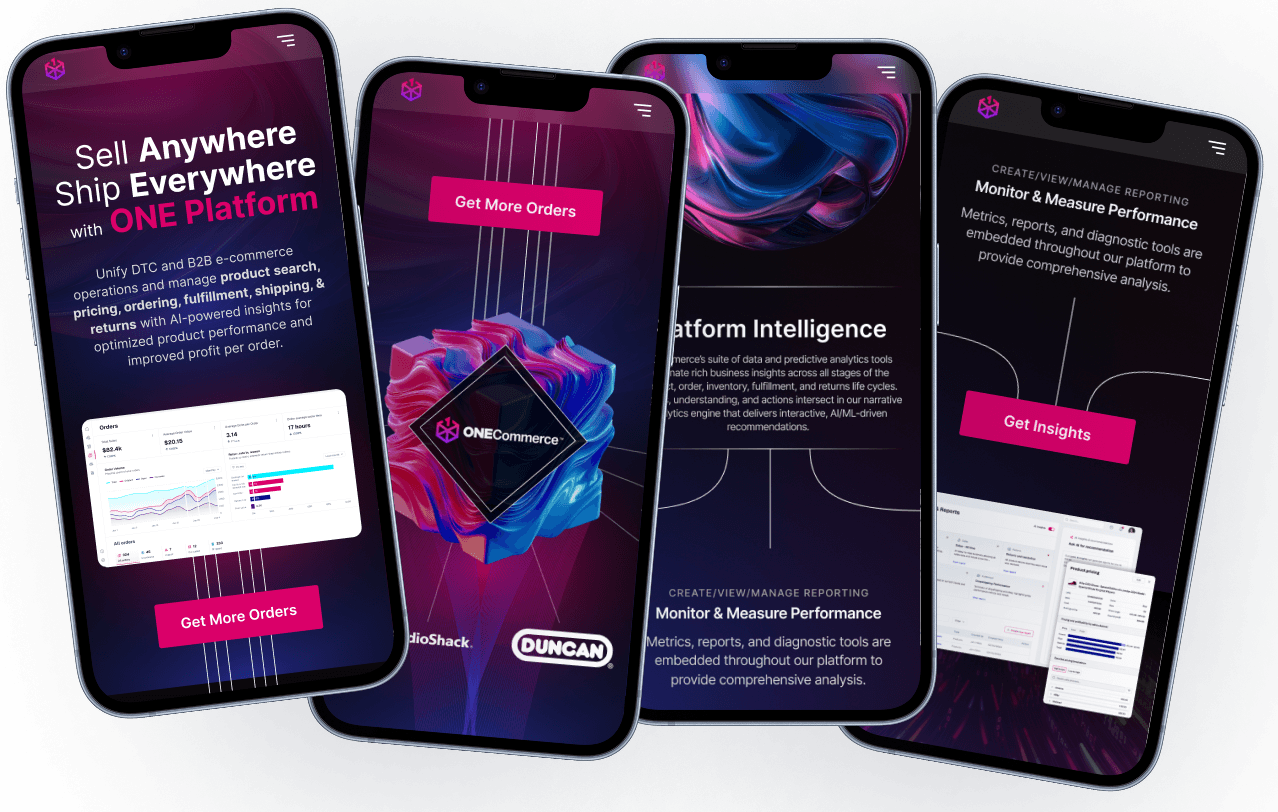 OneCommerce responsive